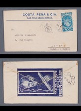 MayfairStamps Brazil Cigar Advertising Costa Pena Sao Felix to Anvers Belgium Co