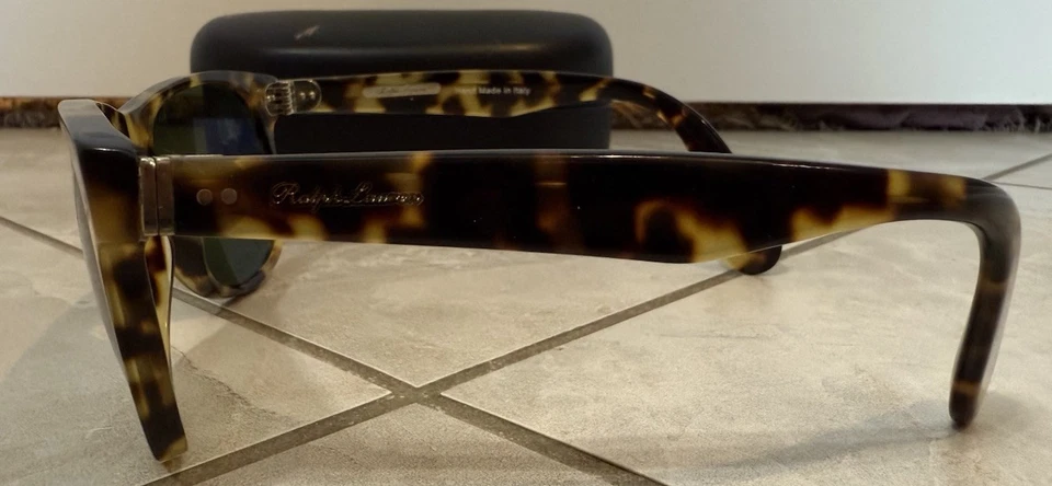 Gafas de sol Ralph Lauren Polo para mujer vintage Y2K tortuga con lentes marrones/verdes Foto 4 de 4