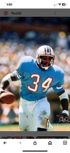 NWT VINTAGE MITCHELL & NESS EARL CAMPBELL 1980 Houston Oilers Jersey, Size: 50 - Picture 7 of 24