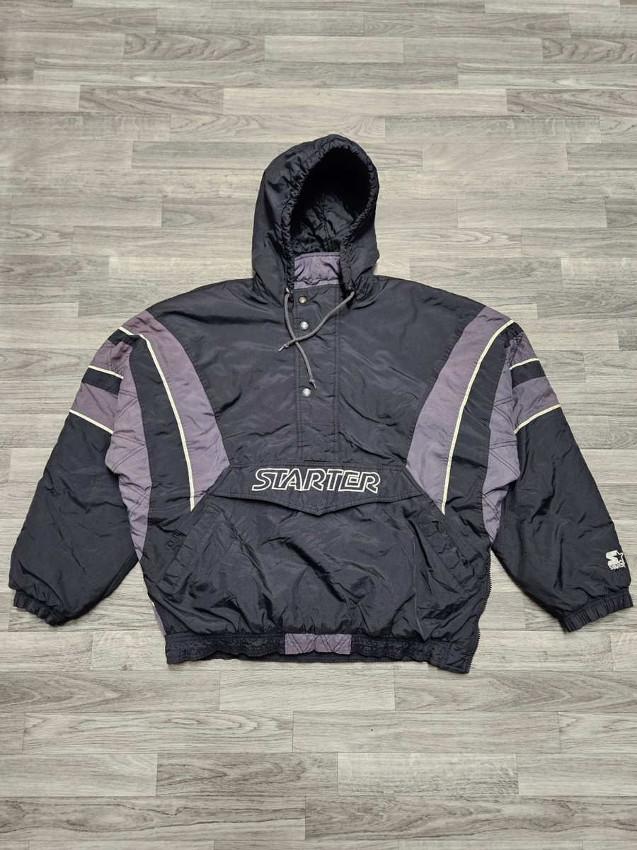 【オリジナル】STARTER ボンバージャケット90s XL Vintage 90's Rare Starter Big Logo Embroidery Puffer Jacket