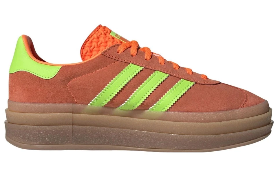 adidas Gazelle Bold Solar Orange Green W - H06126 - Image 2 of 4