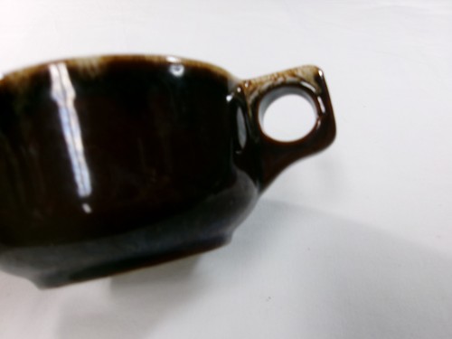 Vintage Oven Proof USA Brown Drip Coffee/Soup Mug - Picture 3 of 9