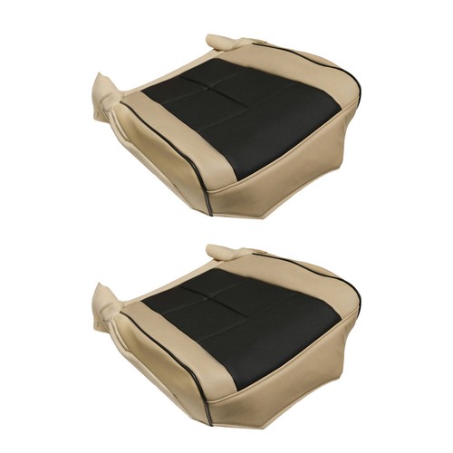 Front Driver&Passenger Side Leather Seat Covers Replace For Lincoln Navigator - Picture 3 of 11