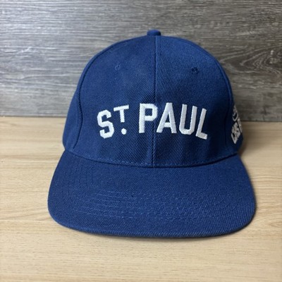 St Paul Saints Hat Cap Strap Back Blue CHS Field MILB Baseball Mens Minor League