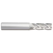 Carbide End Mill, 1/2In, 4Fl, Single, 4In, 215-001059
