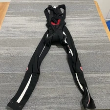 Castelli Bib Tights Mens Medium Black Padded Performance Rosso Corsa Sleeveless