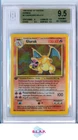 CHARIZARD HOLO R 1999 POKEMON BASE 1ST EDITION GERMAN 4 BGS 9.5