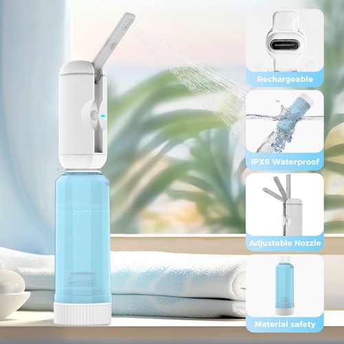 Portable Bidet with High Pressure , Rechargeable Travel Bidet for Men,Baby & ... - Picture 5 of 7