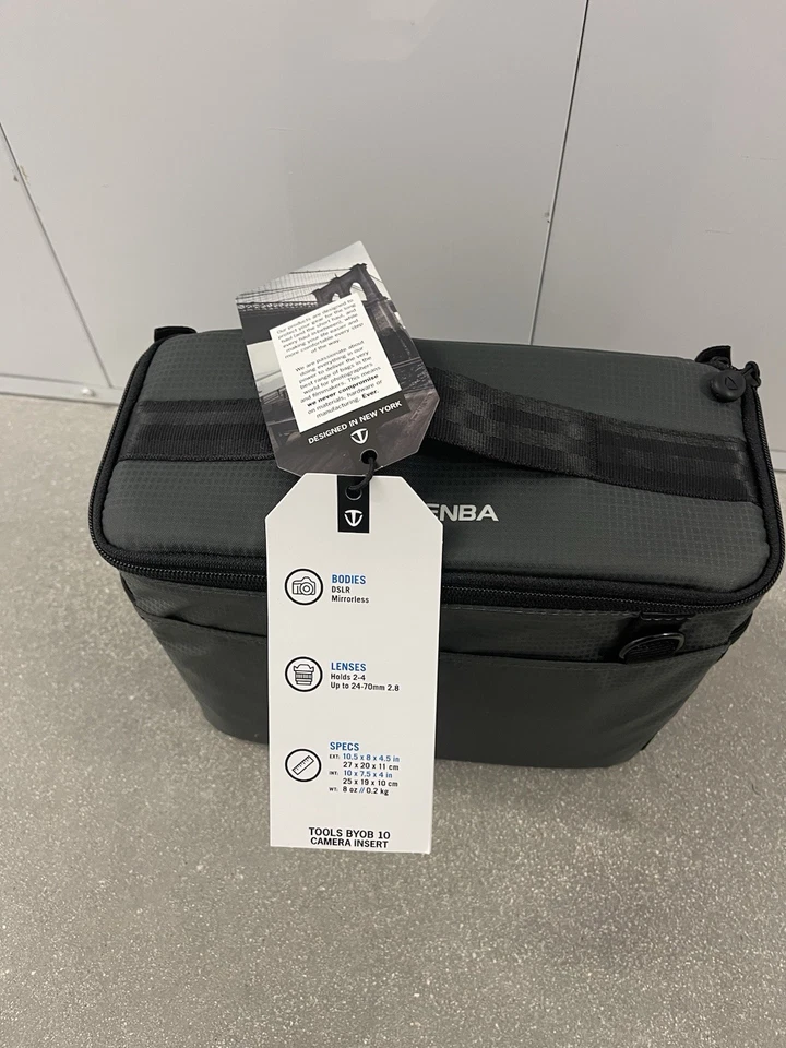 Tenba Tools BYOB 10 - Bag Insert (Black)- Turns any bag into a camera bag - Image 4 of 4