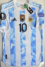 Adidas Messi #10 Argentina 2022 Home Jersey Finalissima Kit Mens size large NWT