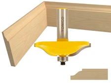2-1/2" Diameter Ogee Raised Panel Router Bit - 1/2" Shank - Yonico 12134