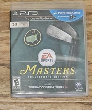 Tiger Woods PGA Tour 13 Masters Collectors (2012, PS3) Complete Set Ships Fast