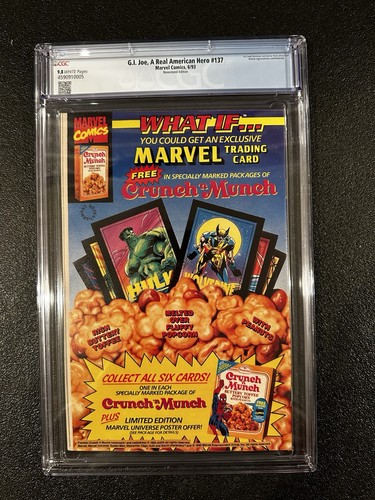 G.I. Joe a Real American Hero #137 CGC 9.8 NEWSSTAND! - Brand new Case - Picture 2 of 2