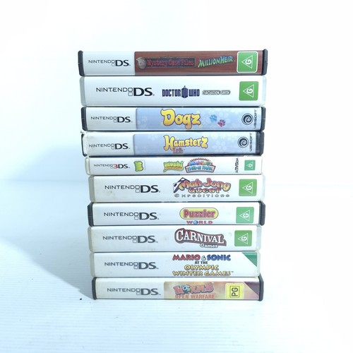 Nintendo 3DS Aqua Blue Console Memory Charger Games Case Bundle PAL - 第 5/7 張圖片