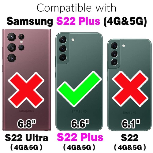 Handyhülle für Samsung Galaxy S22 Plus S22+ 5G Reißverschluss Wallet Handyhülle mit ... - Bild 2 von 7