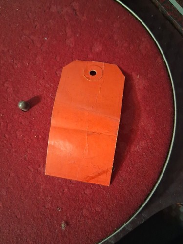 Antique Regal Suit Case Gramophone Tested Works Good Condition Red Turntable Vtg - Picture 15 of 15