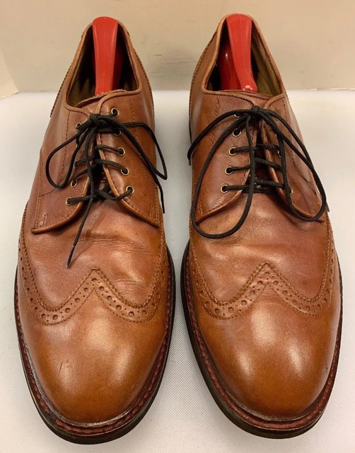 cole haan williams tan wingtip shoes