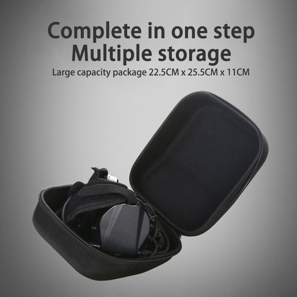 Black Headphone Storage Bag Universal Headset Hard Carrying Box Earphone Case