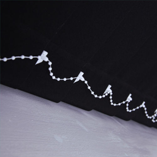 VERTICAL BLINDS RITA BLACK BLACKOUT FABRIC MADE TO MEASURE COMPLETE KIT (89mm) - Picture 5 of 14