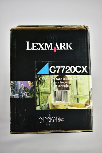 Lexmark Genuine C7720CX Extra High Yield Cyan Toner Cartridge X772e/C772n... - Picture 5 of 5