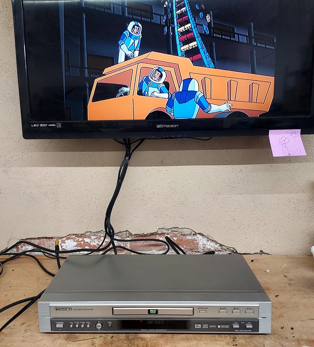 TOSHIBA SD-3800U DVD Player Cleaned, Tested, Working NO Remote | eBay