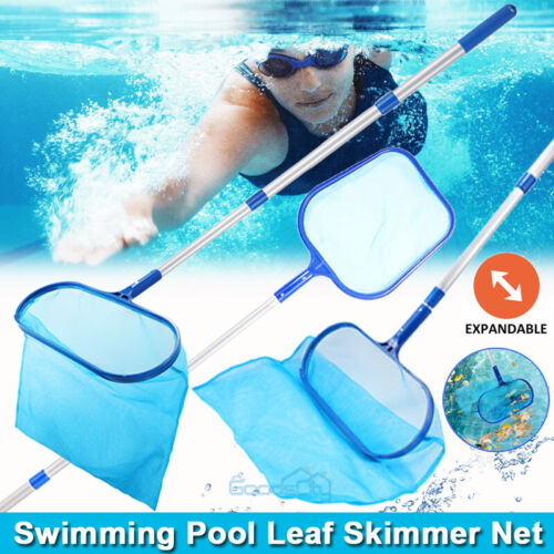 Swimming Pool Leaf Skimmer Net, Telescopic Pole, Fine Mesh Netting, Pool Brush - Picture 4 of 39