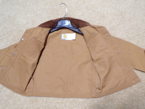 NOS Vtg Carhartt Kids CU616 Duck Cotton Jacket sz 6 USA Union Made - Picture 5 of 7