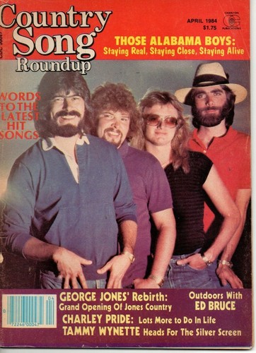 Country Song Roundup Magazine April 1984 Alabama George Jones Charley Pride - Bild 1 von 3