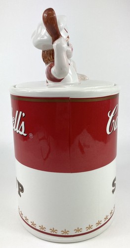 Campbell Soup Kids Cookie Jar Benjamin & Medwin 1998 Ceramic 12” Vintage - Picture 4 of 9