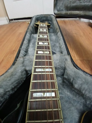 Left Handed Electric Guitar Epiphone Sheraton II Sunburst + Hardshell Case GREAT - Bild 5 von 13