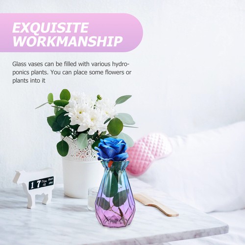 2pcs Hoch Geometrische Vase Gradienten Vase Boden Dekorative Vase - Bild 4 von 12