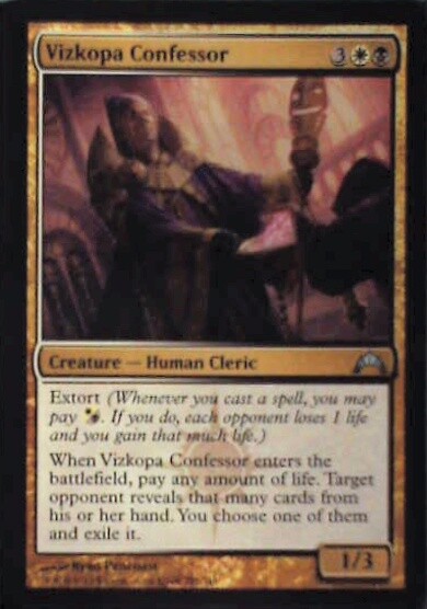 Vizkopa Confessor - Gatecrash: #205, Magic: The Gathering Nm R88
