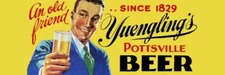 Yuengling's Pottsville Beer New Metal Sign: Ships Free - 6 x 18" Made in USA!