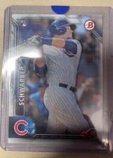 2016 Bowman Baseball Kyle Schwarber RC #122 Chicago Cubs Rookie