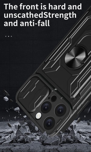For Samsung Shockproof Case Hybrid Armor Kickstand credit card slot Phone Cover - Picture 9 of 22