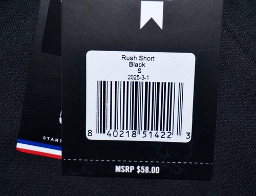 Pantalones Cortos Atléticos Para Mujer Línea de Lujo FOURLAPS Negro Mezcla de Algodón RUSH SHORT - Imagen 8 de 9