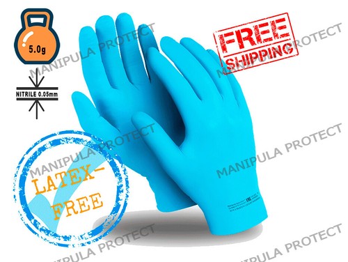 Disposable Latex, Black Blue or Oranj Nitrile Vinyl Gloves Powder Free 50/100BOX - Picture 16 of 53