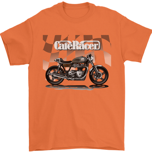 Cafe Racer Motorbike Motorcycle Biker Mens T-Shirt 100% Cotton - Picture 30 of 102