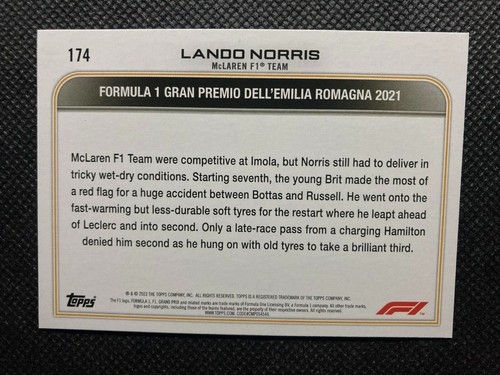 2022 Topps Formula 1 Rainbow Foil & Checker Flag Parallels - Pick from the List - Picture 119 of 291