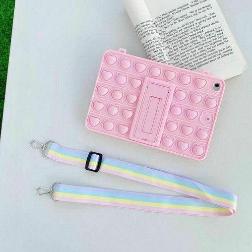 for iPad 10.2 10.5 Pro 11 2020 9.7 Air 1st 2 Fidget Toys Pop Silicone Stand Case - Picture 8 of 15