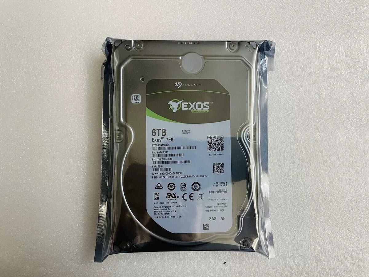 Seagate Enterprise 6TB, Internal, 7200RPM, 3.5 inch