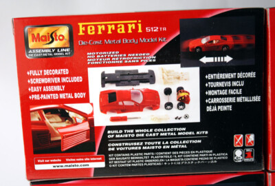 Maisto Ferrari Model Kit 6個セット Maisto Ferrari Model Kit 6個セット