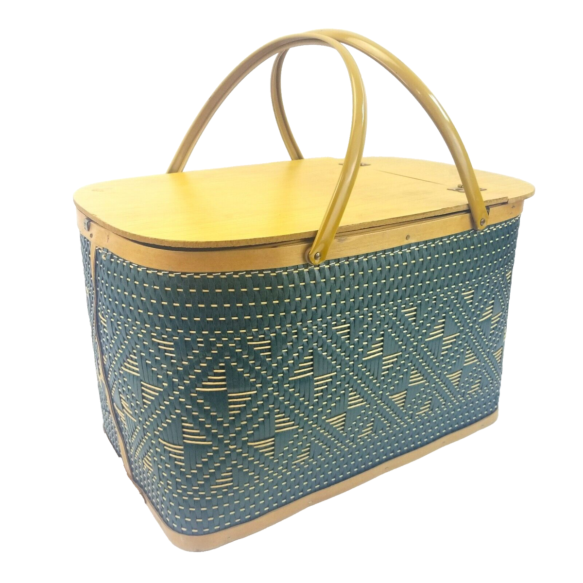 Burlington hawkeye ピクニックバスケット green Mサイズ Burlington hawkeye ピクニックバスケット green Mサイズ