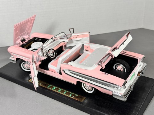 1:18 Scale 1958 Edsel Citation Convertible Pink Model Car Diecast 1950s FORD - Picture 2 of 24