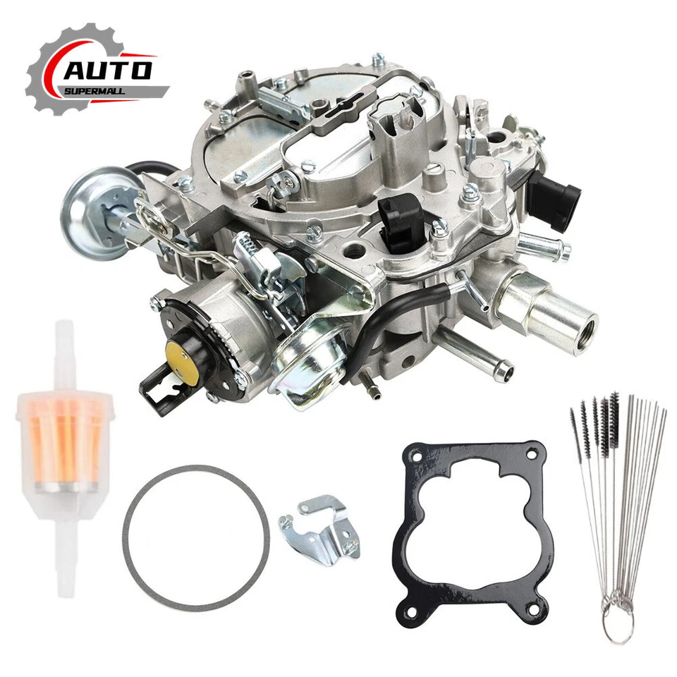 4-Barrel Carburetor For 1981-1990 Oldsmobile Buick Cadillac 307 CU 5.0L Engine Foto 2 de 4