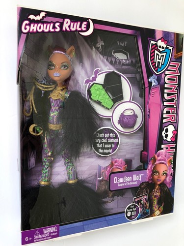 NIMB Monster High Ghouls Rule Clawdeen Wolf Doll Daughter The Werewolf Halloween