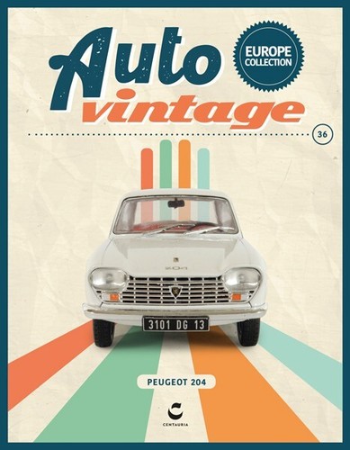 MODELLINO Auto Vintage 1:24 Europe Collection n° 36 PEUGEOT 204 - 1968 - Picture 2 of 2