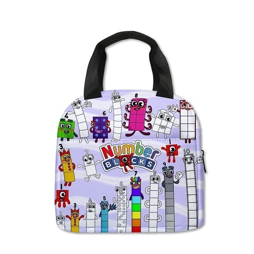 Building Blocks anime Numberblocks Lunch Bag Portable Ice Bag Toys unisex gift - Picture 5 of 40