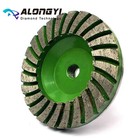 4 Inch Diamond Turbo Grinding Cup Wheel Coarse Grit 30 for Concrete Marble