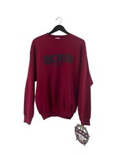 vintage BOSS jeans sweatshirt mens size large deadstock NWT 90s made in USA